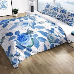 Monohome Bluerose 3D Dijital Baskılı Çift Kişilik Nevresim Takımı