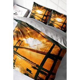 Monohome Bridge 3D Renkli Çift Kişilik 200x220 cm Nevresim Takımı