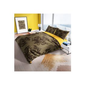 Monohome Brown Harmony Klasik Renkli Çift Kişilik 200x220 cm Nevresim Takımı