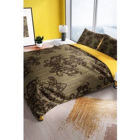 Monohome Brown Harmony Klasik Renkli Çift Kişilik 200x220 cm Nevresim Takımı