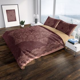 Monohome Browny 3D Pamuk Saten Çift Kişilik 200x220 cm Nevresim Takımı
