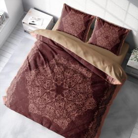 Monohome Browny 3D Pamuk Saten Çift Kişilik 200x220 cm Nevresim Takımı