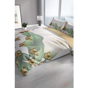Monohome Butterflys 3D Renkli Çift Kişilik 200x220 cm Nevresim Takımı