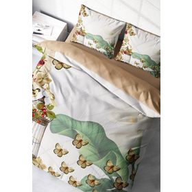 Monohome Butterflys 3D Renkli Çift Kişilik 200x220 cm Nevresim Takımı