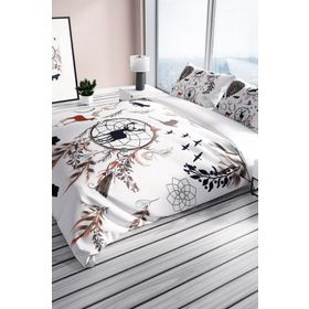 Monohome Calmness 3D Pamuk Saten Çift Kişilik 200x220 cm Nevresim Takımı
