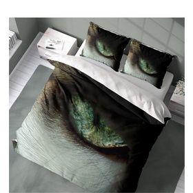 Monohome CatEye 3D Pamuk Saten Renkli Çift Kişilik 200x220 cm Nevresim Takımı