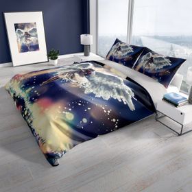 Monohome Cattleya Angela 3D Pamuk Saten Çift Kişilik Nevresim Takımı