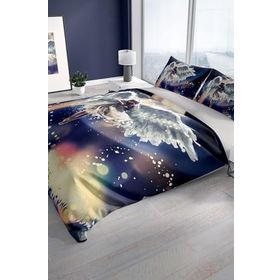 Monohome Cattleya Angela 3D Pamuk Saten Çift Kişilik Nevresim Takımı