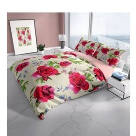 Monohome Cattleya Aqua 3d Pamuk Saten Çift Kişilik Nevresim Takımı