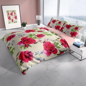 Monohome Cattleya Aqua 3d Pamuk Saten Çift Kişilik Nevresim Takımı