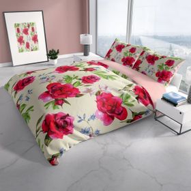 Monohome Cattleya Aqua 3d Pamuk Saten Çift Kişilik Nevresim Takımı