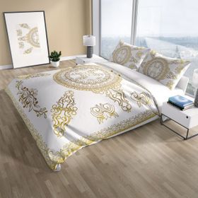 Monohome Cattleya Baraque 3D Pamuk Saten Çift Kişilik Nevresim Takımı