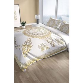 Monohome Cattleya Baraque 3D Pamuk Saten Çift Kişilik Nevresim Takımı