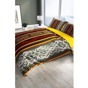 Monohome Cattleya Baroque 3D Pamuk Saten Çift Kişilik Nevresim Takımı
