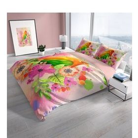 Monohome Cattleya Birdnest 3d Pamuk Saten Çift Kişilik Nevresim Takımı