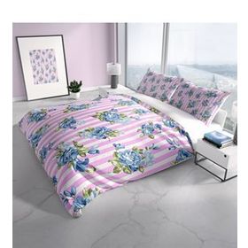 Monohome Cattleya Blueline 3d Pamuk Saten Çift Kişilik Nevresim Takımı