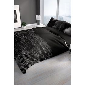 Monohome Cattleya City 3d Pamuk Saten Çift Kişilik Nevresim Takımı