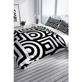 Monohome Cattleya Damascus 3D Pamuk Saten Çift Kişilik Nevresim Takımı