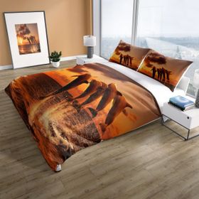 Monohome Cattleya Dolphin 3d Pamuk Saten Çift Kişilik Nevresim Takımı
