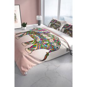 Monohome Cattleya Elephant 3d Pamuk Saten Çift Kişilik Nevresim Takımı
