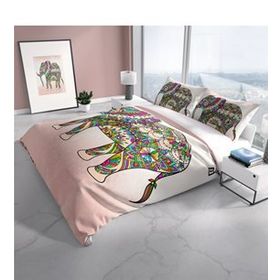 Monohome Cattleya Elephant 3d Pamuk Saten Çift Kişilik Nevresim Takımı