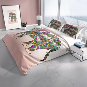 Monohome Cattleya Elephant 3d Pamuk Saten Çift Kişilik Nevresim Takımı