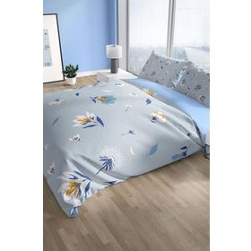 Monohome Cattleya Flamingo II 3D Pamuk Saten Çift Kişilik Nevresim Takımı