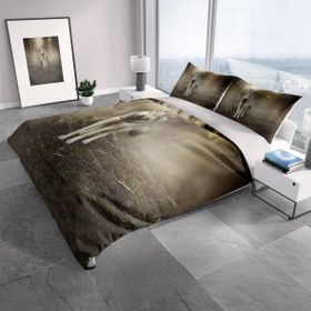 Monohome Cattleya Fluwolf 3d Pamuk Saten Çift Kişilik Nevresim Takımı