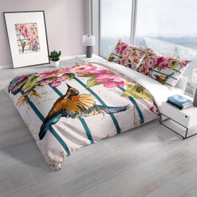 Monohome Cattleya Fly 3d Pamuk Saten Çift Kişilik Nevresim Takımı