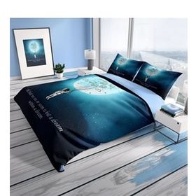 Monohome Cattleya Gece Mottom 3D Pamuk Saten Çift Kişilik Nevresim Takımı