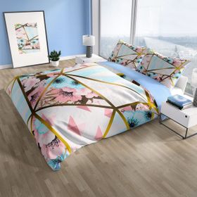 Monohome Cattleya Goldline 3D Pamuk Saten Çift Kişilik Nevresim Takımı