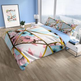 Monohome Cattleya Goldline 3D Pamuk Saten Çift Kişilik Nevresim Takımı