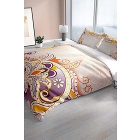 Monohome Cattleya Green 3d Pamuk Saten Çift Kişilik Nevresim Takımı
