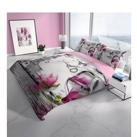 Monohome Cattleya İstanbul 3d Pamuk Saten Çift Kişilik Nevresim Takımı