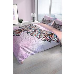 Monohome Cattleya King Queen 3d Pamuk Saten Çift Kişilik Nevresim Takımı