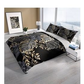 Monohome Cattleya Leaf 3D Pamuk Saten Çift Kişilik Nevresim Takımı