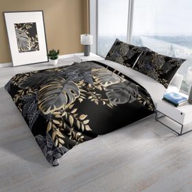 Monohome Cattleya Leaf 3D Pamuk Saten Çift Kişilik Nevresim Takımı