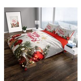 Monohome Cattleya Ny Noel 3d Pamuk Saten Çift Kişilik Nevresim Takımı