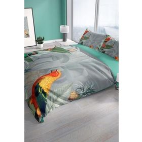 Monohome Cattleya Orchid 3d Pamuk Saten Çift Kişilik Nevresim Takımı