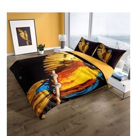 Monohome Cattleya Parrot 3d Pamuk Saten Çift Kişilik Nevresim Takımı