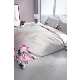 Monohome Cattleya Peacock 3d Pamuk Saten Çift Kişilik Nevresim Takımı