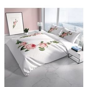 Monohome Cattleya Pinkivy 3d Pamuk Saten Çift Kişilik Nevresim Takımı