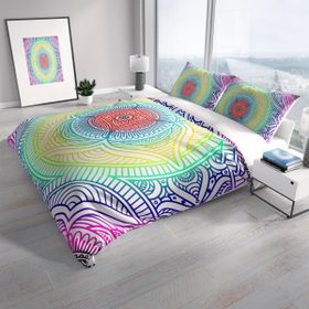 Monohome Cattleya Rainbow 3d Pamuk Saten Çift Kişilik Nevresim Takımı