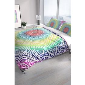 Monohome Cattleya Rainbow 3d Pamuk Saten Çift Kişilik Nevresim Takımı