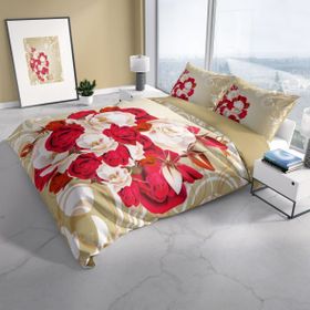 Monohome Cattleya Rose1007 3d Pamuk Saten Çift Kişilik Nevresim Takımı