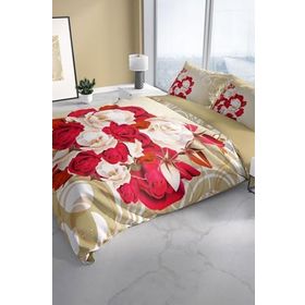 Monohome Cattleya Rose1007 3d Pamuk Saten Çift Kişilik Nevresim Takımı