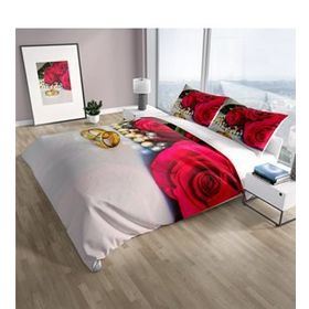 Monohome Cattleya Rosering 3d Pamuk Saten Çift Kişilik Nevresim Takımı