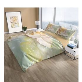 Monohome Cattleya Silvery 3d Pamuk Saten Çift Kişilik Nevresim Takımı