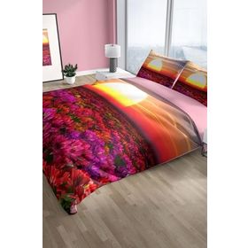 Monohome Cattleya Silvery 3d Pamuk Saten Çift Kişilik Nevresim Takımı