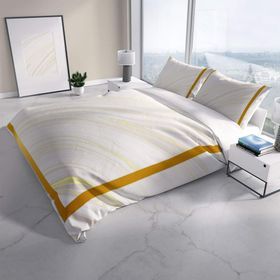 Monohome Cattleya White 3D Pamuk Saten Çift Kişilik Nevresim Takımı